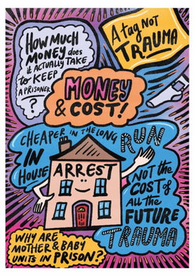 an illustration inspired by the lost mothers project featuring quotes from women who inspired the research