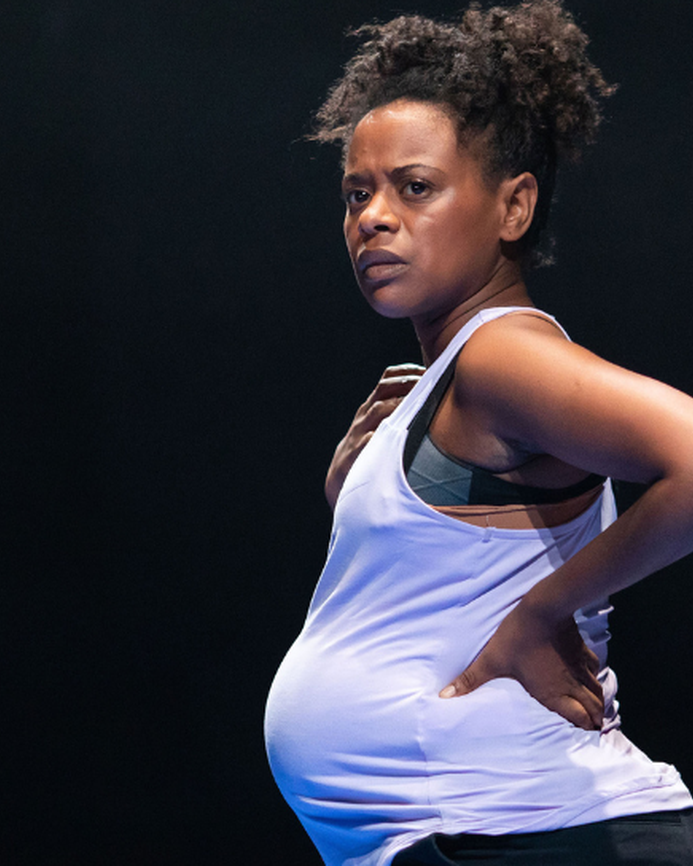 a photo of a pregnant woman