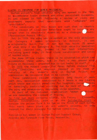 clean break close h-wing flyer