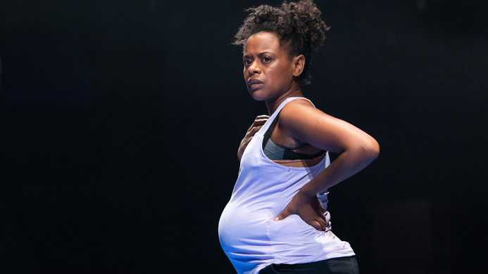 a photo of a pregnant woman