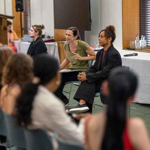 scenes from lost mothers being performed in parliament