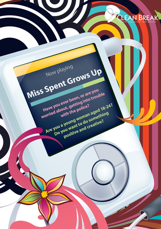 Clean Break Miss Spent flyer