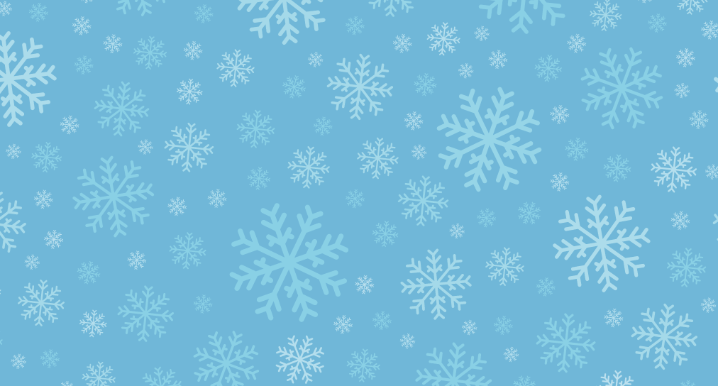 snowflakes on a blue background