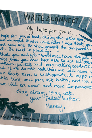 clean break postcard