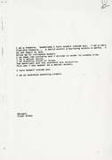 Voices from Prison Script, I am a theatre poem, 1987