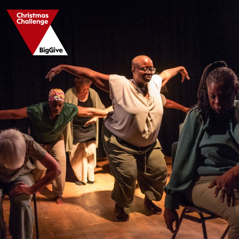 a group of members performing a dance recital