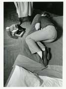 The Sin Eaters rehearsal, Jenny Hicks and Jacki Holborough, 1986