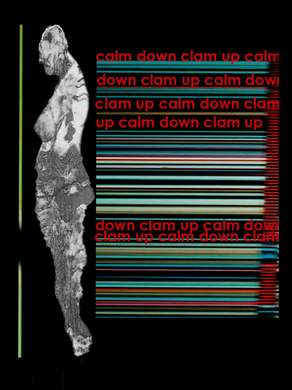 'calm down clam up' by Laura Dean