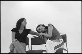 Dance Workshop at Clean Break, 2003. Photo by Sarah Ainslie