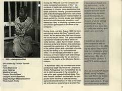 CAST and Clean Break Annual Report, 1990-1991