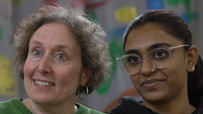 Anna Herrmann and Neetu Singh