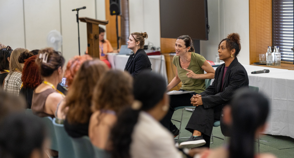 scenes from lost mothers being performed in parliament