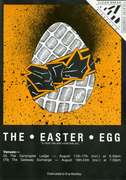 Poster of The Easter Egg by Chris Tchaikovsky, founder of Women in Prison, 1985