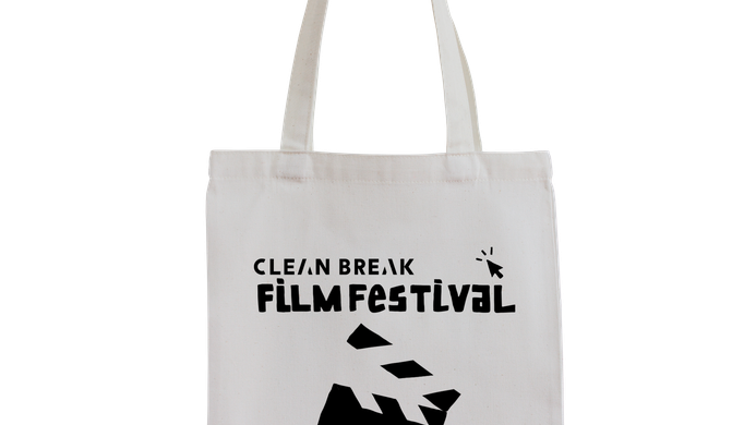a clean break film festival tote bag