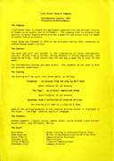 Programme of performances by the Introductory Course students, 1993