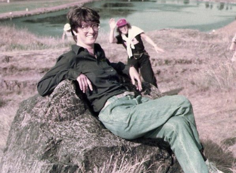Governor Susan McCormick and founder Jacqueline Holborough   Edinburgh Festival, 1984